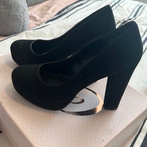 Candies, size 6 black heels